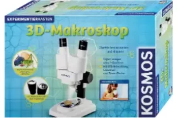 KOSMOS 634407 Microscopio Juguete y Kit de Ciencia para niños