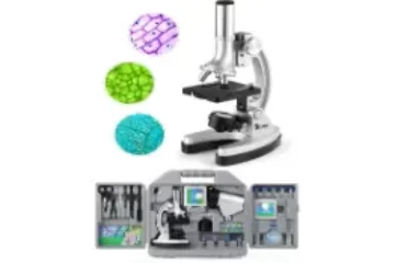 TELMU Microscopio de Bolsillo para niños